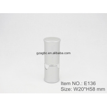Charmante Aluminium runden Lippenstift Rohr Container E136, Größe 11.8/12.1/12.7,Custom Tassenfarbe